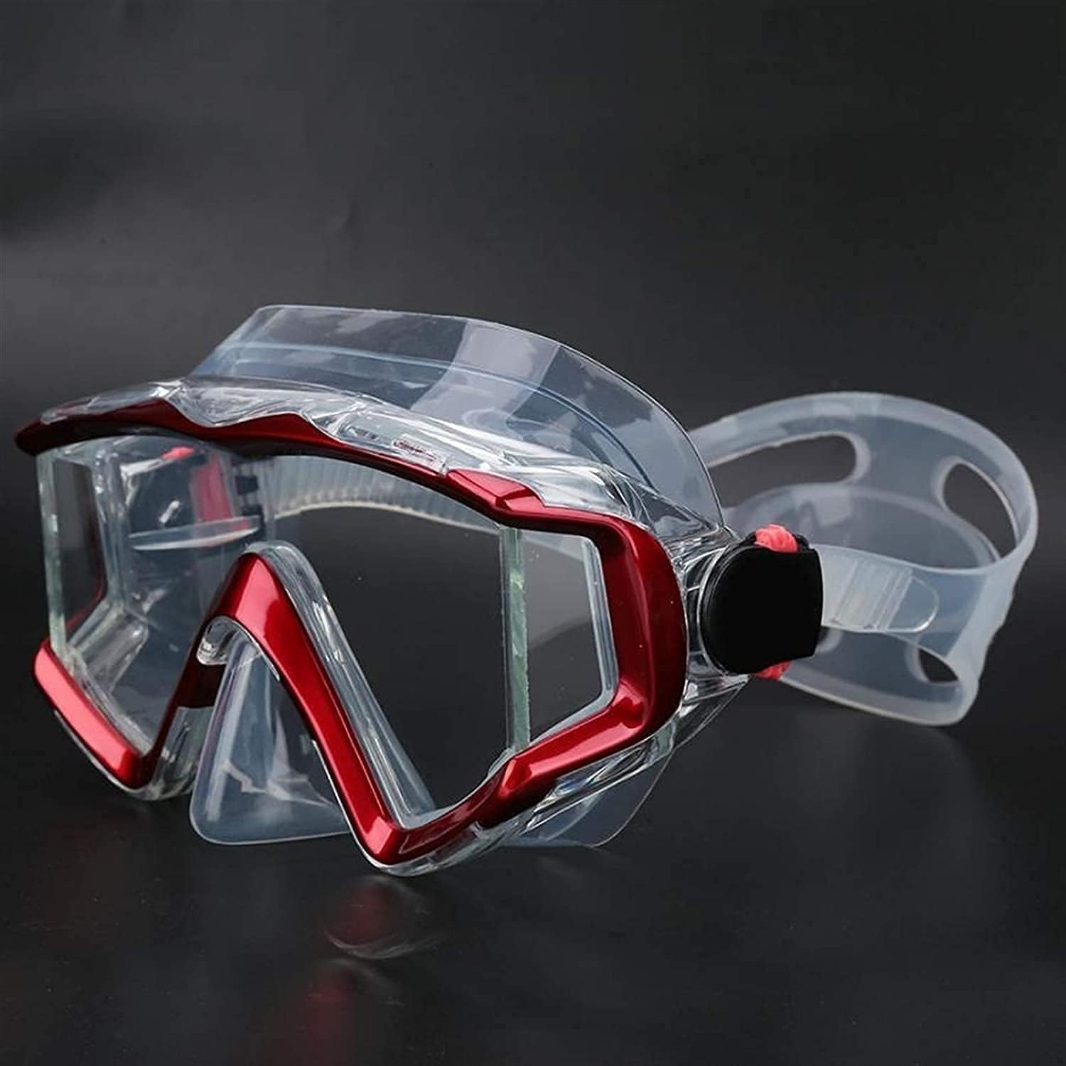 GeRRiT Full Face Snorkel Diving Masks Swimming Goggles Snorkeling Scuba Snorkelling Mask Wide View Silica Gel Tempered Lens Diving Goggles Glasses for Adults
