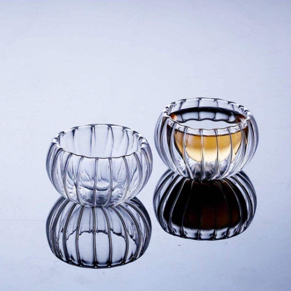 Dwuwarstwowa karafka do wina ze szkła borokrzemowego, mini kubek zapobiegający oparzeniom, odporny na wysokie temperatury zestaw do herbaty, artykuły szklane na prezenty biznesowe