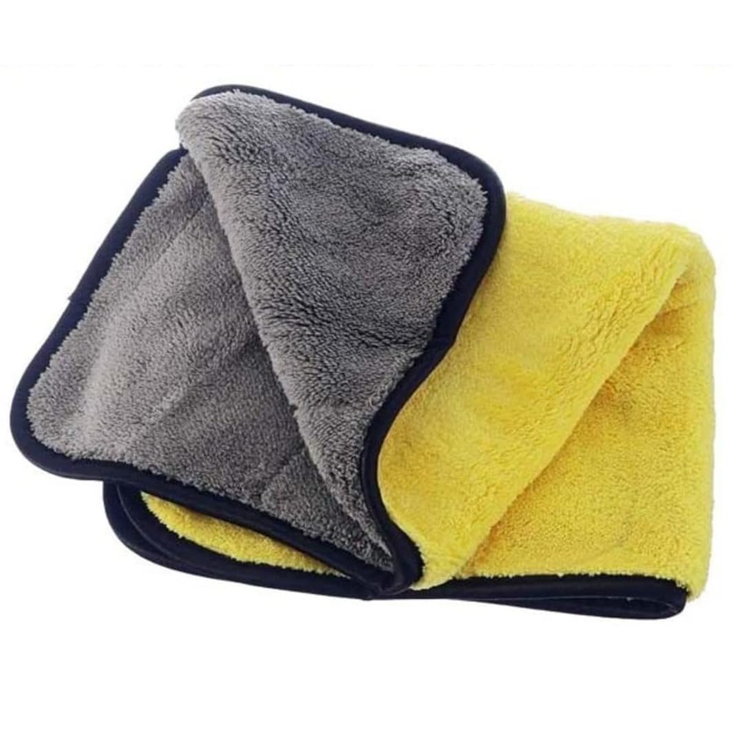 JK PRO Dual-Sided Microfibre Car Bike Cleaning Cloth, Multi Color Soft Plush Drying Towel 1 pcs-image-45