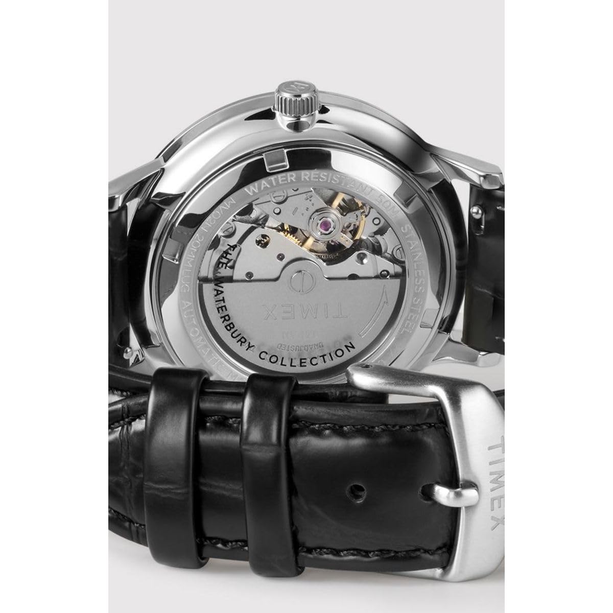 Timex Automatic Watch TW2T69600, Negro, Correa, Negro, Correa