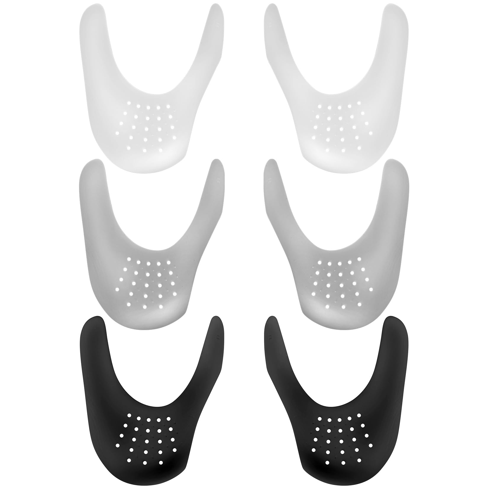 Gaomoeny 3 Pares Escudo de Zapatos, Protectores para Zapatillas de Deporte, Protector de Arrugas de Zapatos, Antiarrugas de Zapatos, Prevenga Hendidura Pliegue Calzado Deportivo