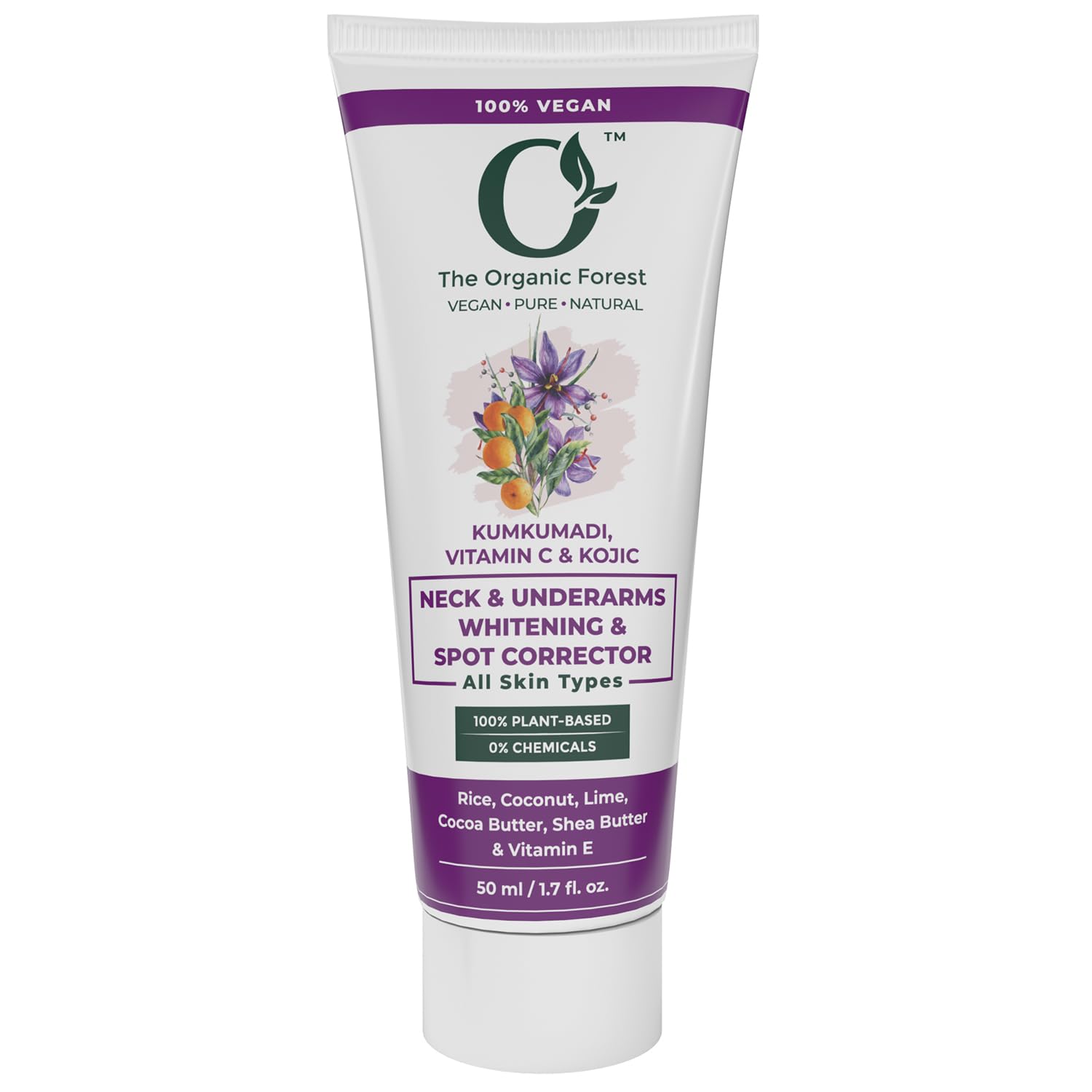 Plant Based Kumkumadi Cream for Underarm & Neck Cream with Shea & Cocoa Butter