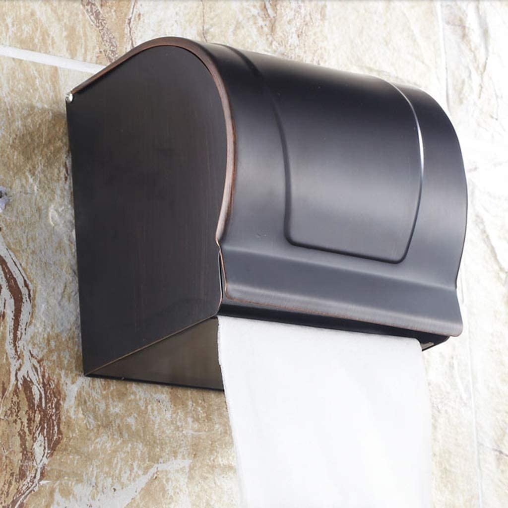 Papel Higiénico Soporte De Papel Higiénico Montado En La Pared Retro Caja Pañuelos Impermeable Baño Latón Portarrollos Bano