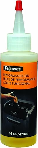 Fellowes - Aceite funcional Powershred Performance Shredder, 16 oz. Botella con boquilla extendida (3525010).