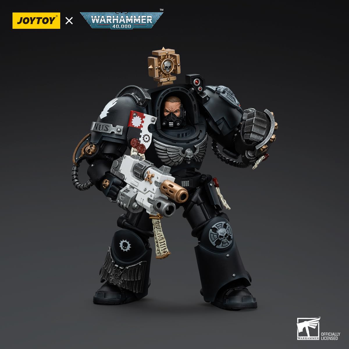 JoyToy Warhammer 40k: Iron Hands Captain in Terminator Armour 1:18