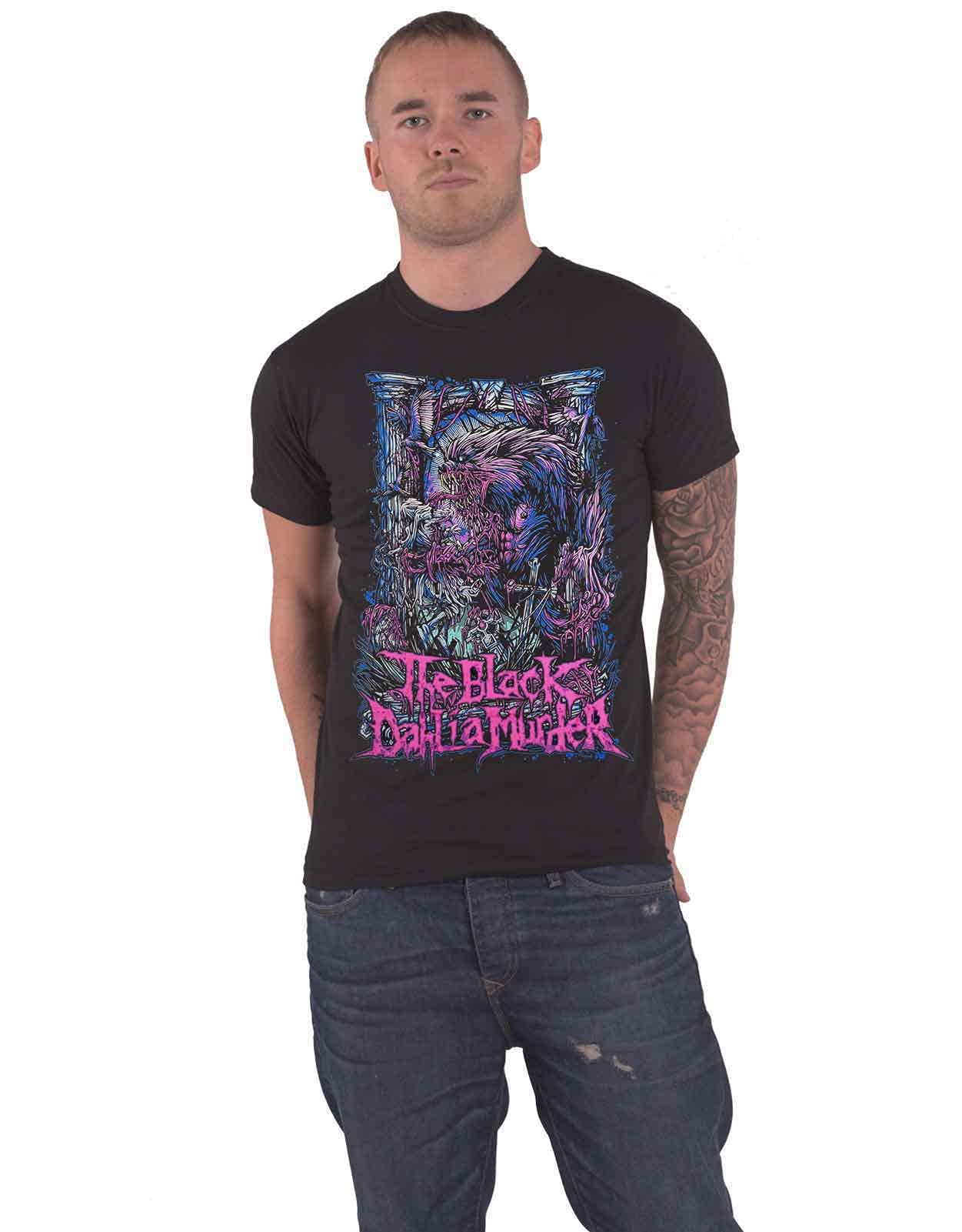 The Black Dahlia Murder Detroit Logo T-Shirt - Official Band Tee, Men's Size M, Black - View #8