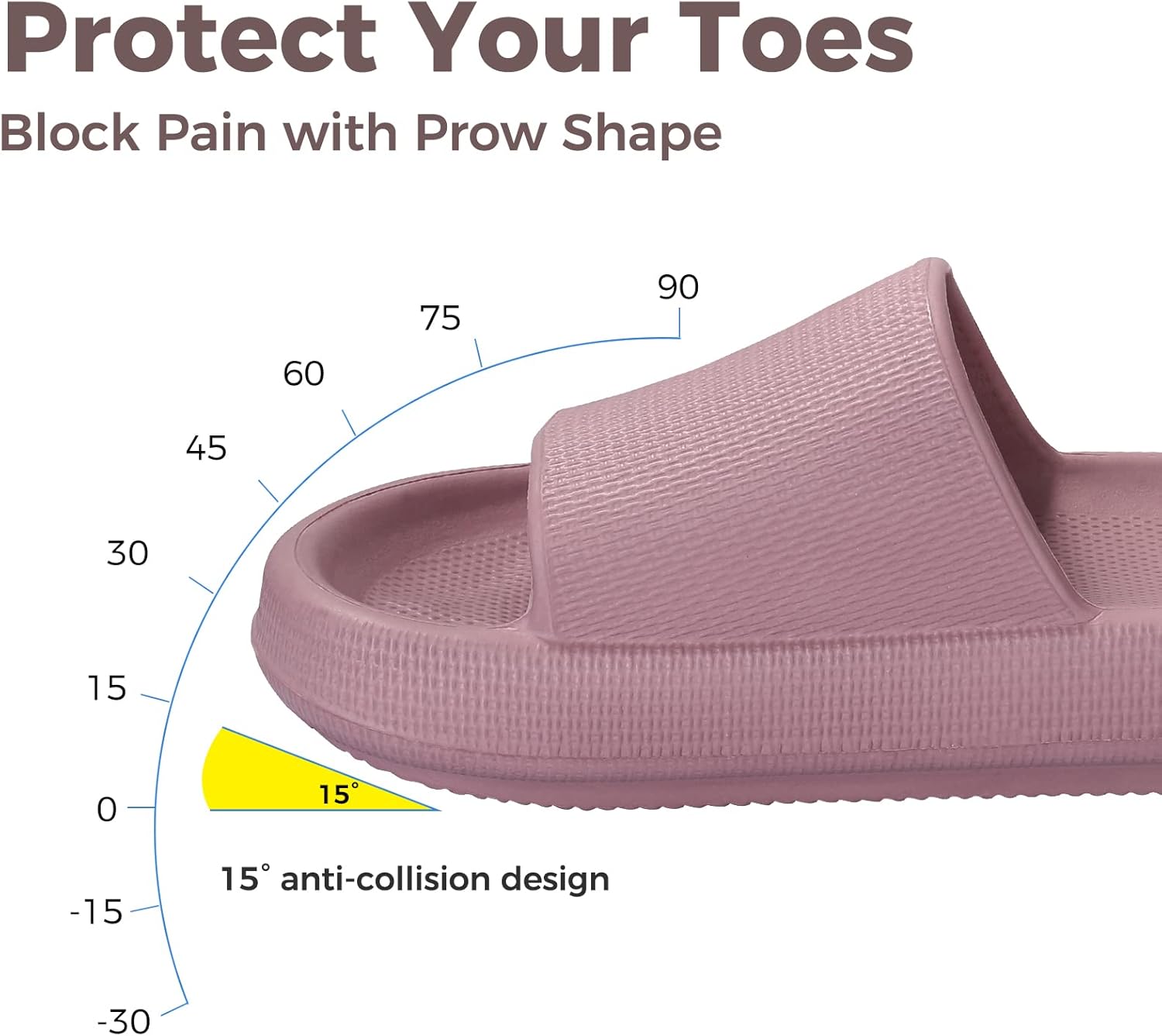 Leevar Cloud Slides for Women and Men - Soft, Comfy, Relax Cloud Slippers, Thick Sole, Non-slip Slides for Men, Easy to Clean, Shower, Swimming, Beach, Indoor and Outdoor Slides for Men - Image 4