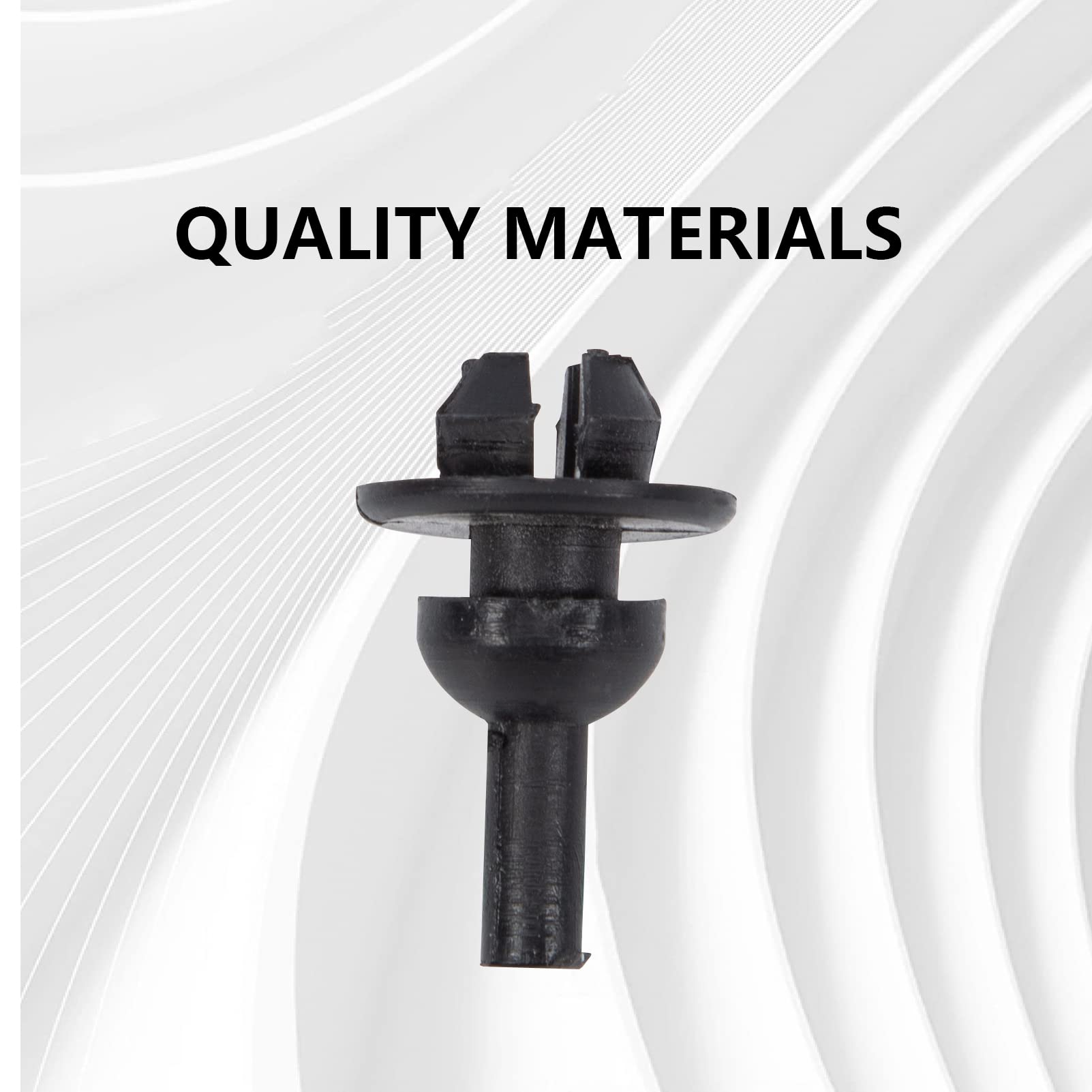 Clips Pour Plage Arrière Peugeot & Citroen - Lot De 4 - Remplacement Facile, Sans Outil, Référence 699218