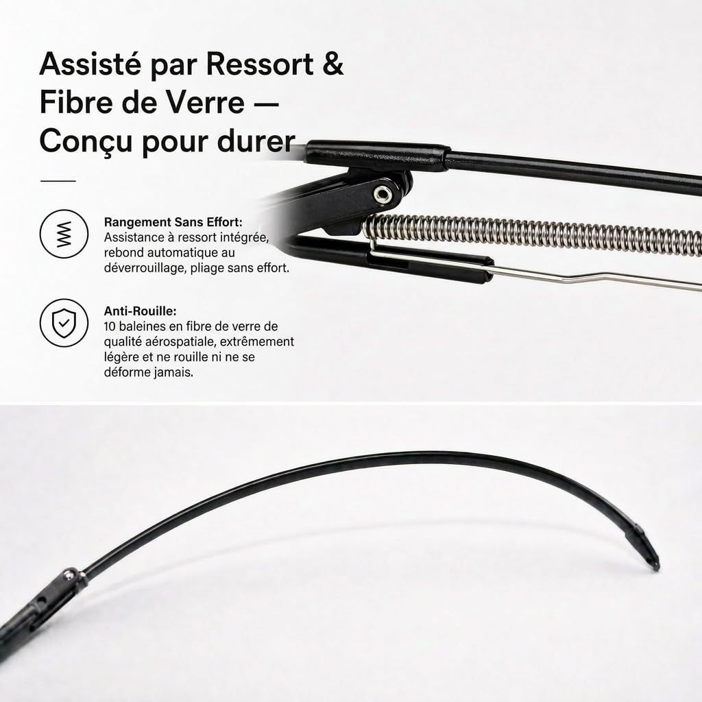 Parasol de Voiture 145 x 85cm avec Découpe en V | pour Voitures UE & SUV, Parapluie Pare-Brise avec Manche Flexible 360°, Anti-UV 3 Couches sans Odeur (Rose Cerisier, L~L)