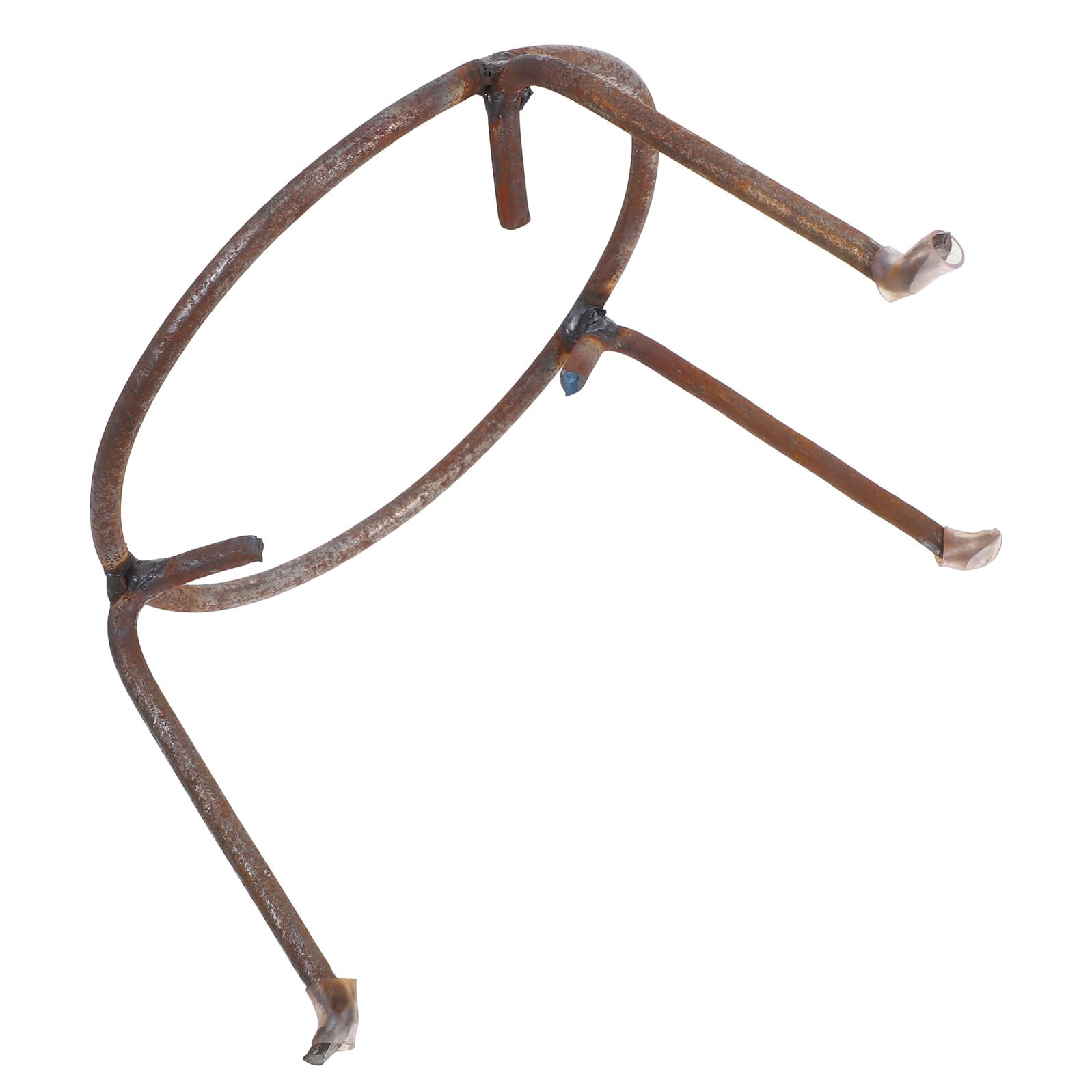 iplusmile Soporte Metálico para Wok para Cocina de Camping, Trípode Pequeño Portátil de Acero Redondo para Exteriores, Rejilla Resistente para Fogata y Barbacoa al Aire Libre