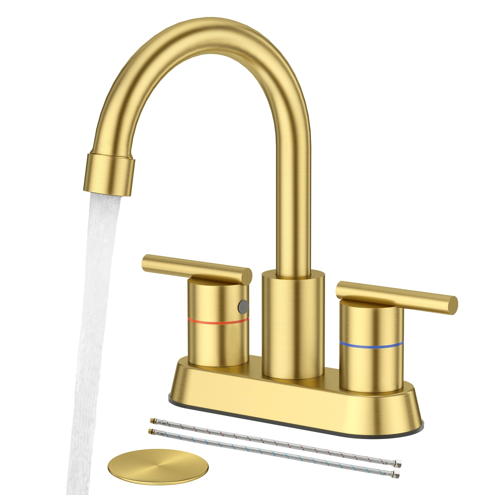 Robinet de salle de bain sans fuite Faustina avec bonde
