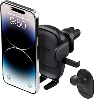 – iOttie Easy One Touch 6 Air Vent Car Phone Mount - Universal Cell Phone Holder for iPhone, Google, Samsung, Moto, Huawei, Nokia, LG, and All Other Smartphones