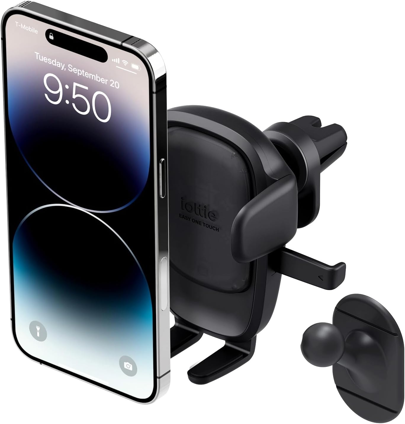 – iOttie Easy One Touch 6 Air Vent Car Phone Mount - Universal Cell Phone Holder for iPhone, Google, Samsung, Moto, Huawei, Nokia, LG, and All Other Smartphones