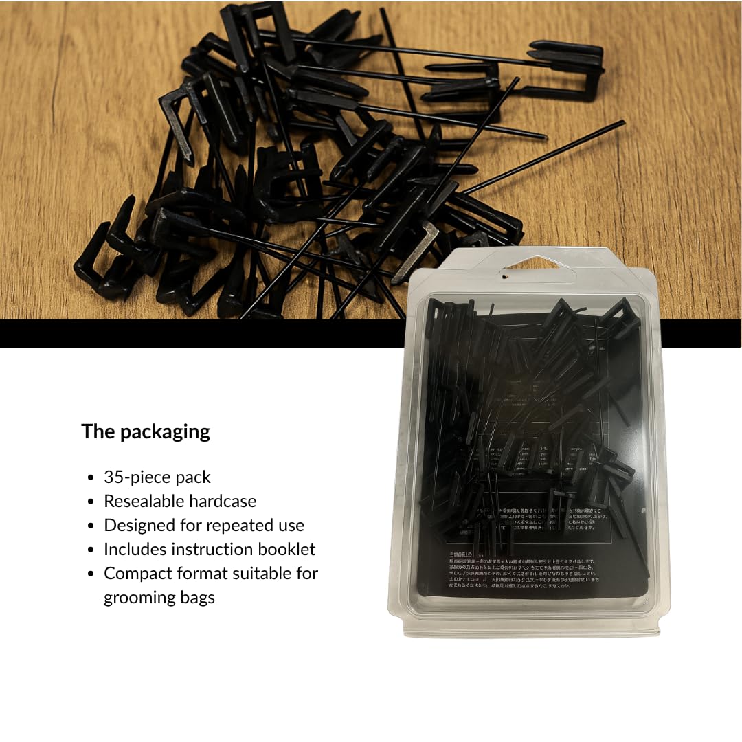 Deluxe | Pinza para ratoneras para caballos | Adecuado para caballos y ponis | Reutilizable (Negro, XL)