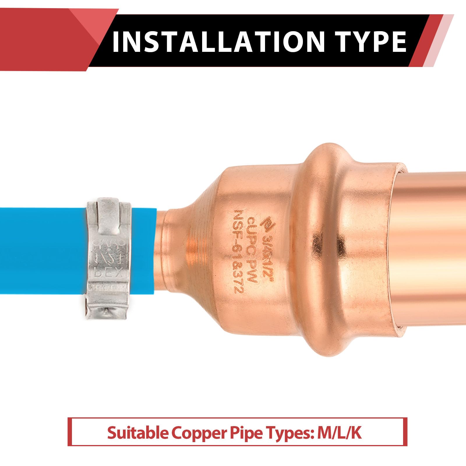 NIBCO 3/4 In. Copper Press X FIPT Pressure Adapter PC60334 - The Home Depot