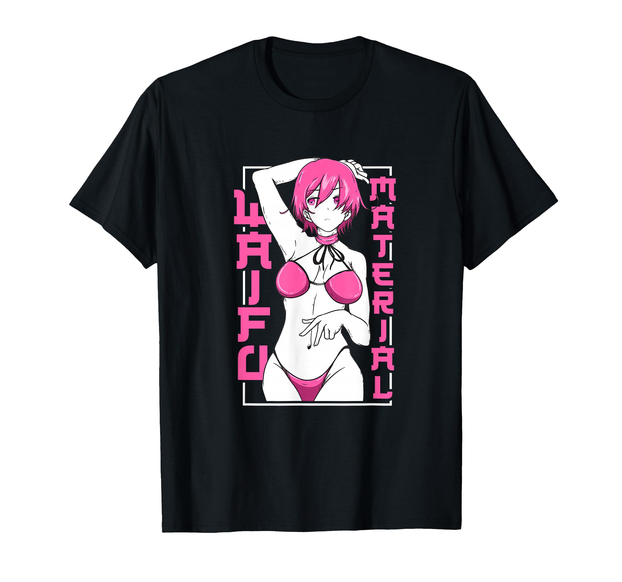Japanese Anime Shirt Waifu Sexy Anime Girl Anime Lovers Weeb T-Shirt