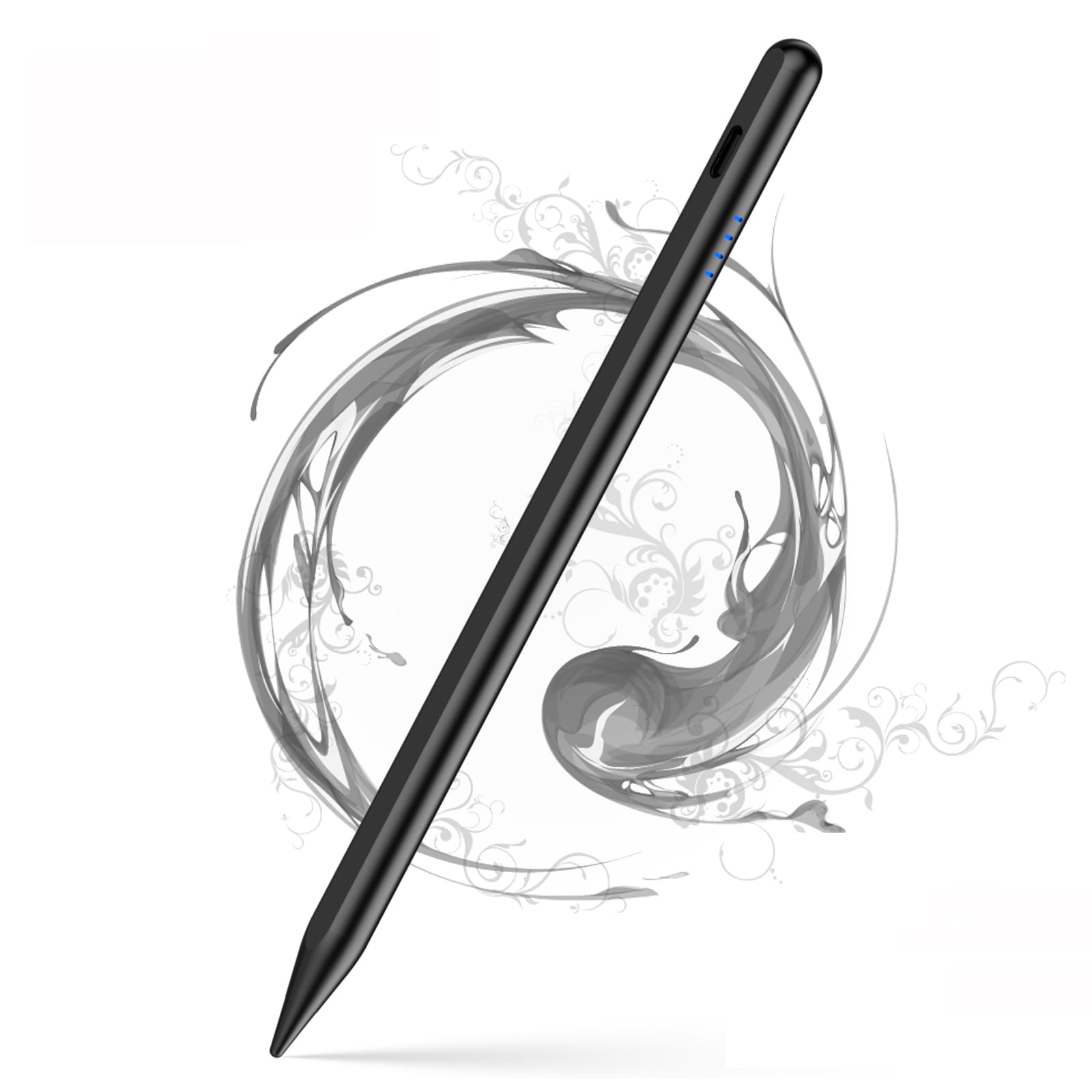 Tablet Stylus Pens for Touch Screens,with High Precision and Magnetic Adsorption, Digital Pen Compatible with Huawei/Samsung/iPhone and Other Android Smartphone and Tablets Devices(Black)