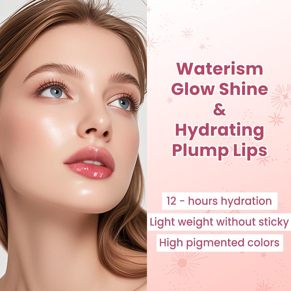 CATKIN Glossy Tinted Lip Balm, Hydrating Natural Lip Repair Melting Balm, Sheer Colour Plumping Lip Gloss - Image 2