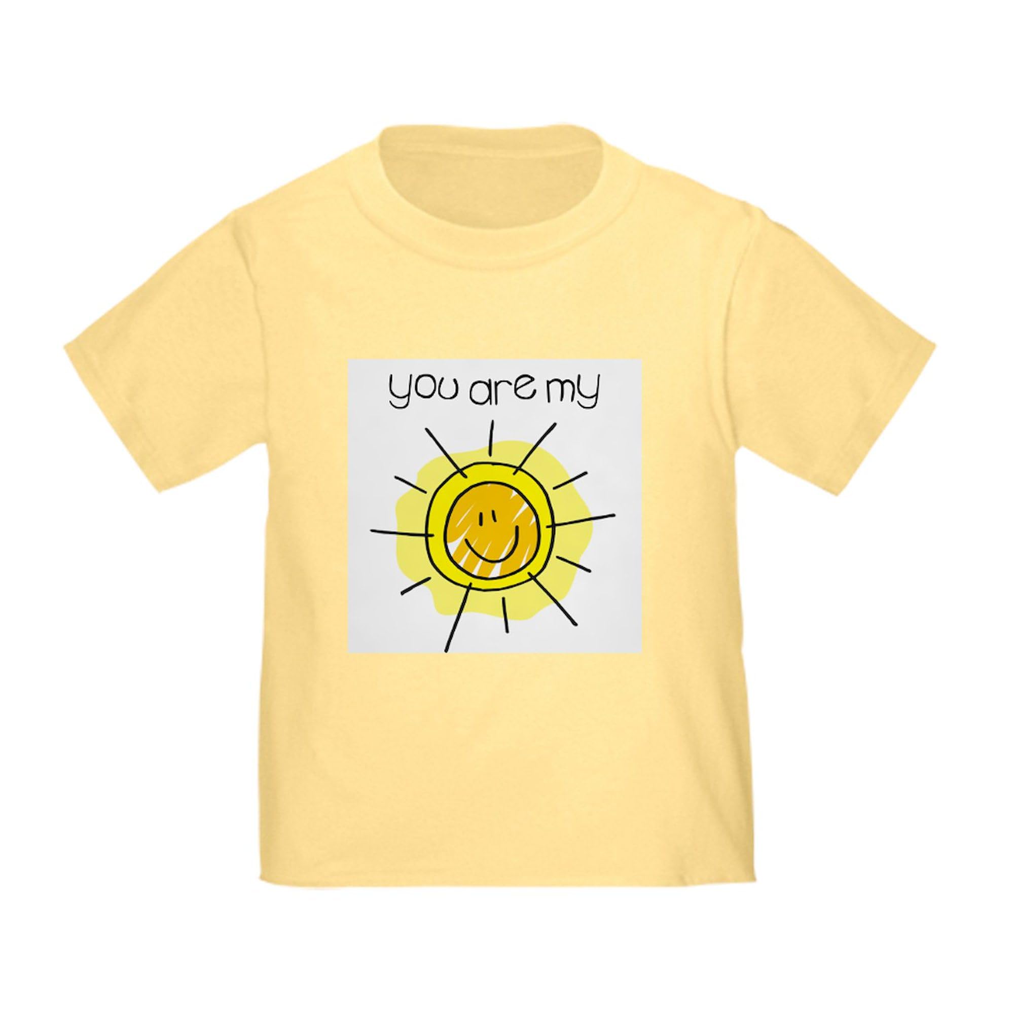 CafePress You are My Sunshine Toddler T Shirt Toddler Graphic Tee, 100% Cotton