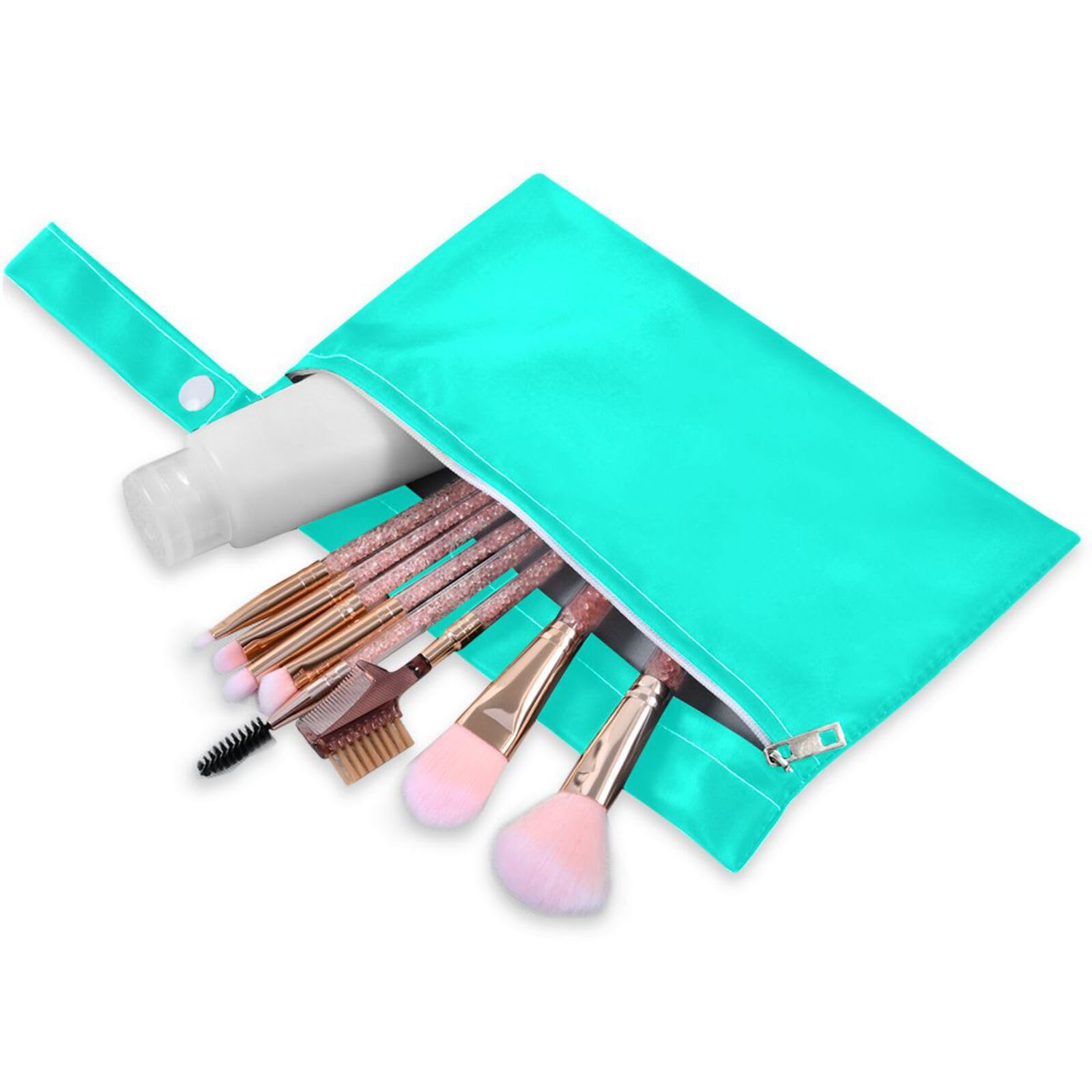 EtherSpher Mint Green reusable bag for swimming 2 Pack wet bag for swimsuit with handles for pool, gym