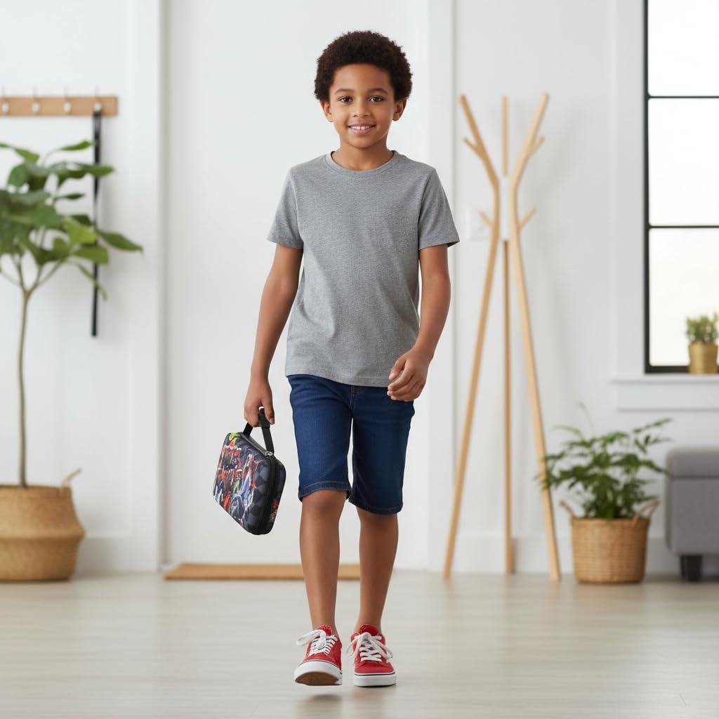 Marvel Spiderman Miles Morales Nintendo Switch 2 Case | Hard Shell Protective Carrying Case for Nintendo Switch 2 Console | Travel Pouch for Switch 2 Accessories, Games & Storage | Marvel Design - Image 6