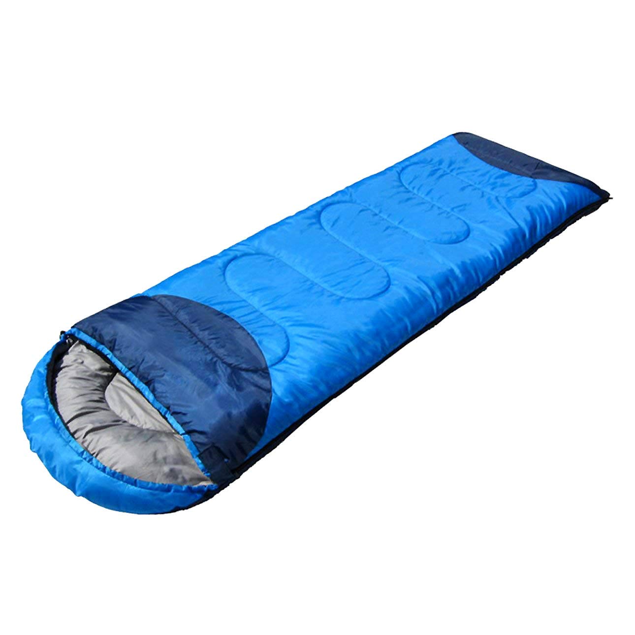 Maxxlite Waterproof Portable Foldable Multicolour Single Thick Carry Bed Sleeping Bag for Outdoor Camping Hiking Travel