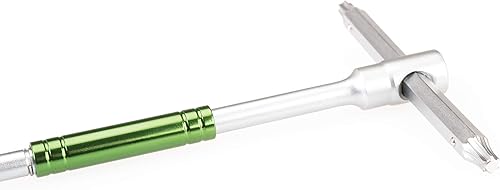 Miniatura 3 de Park Tool THT-1 - Juego de llaves deslizantes compatibles con Torx con mango en T, color plateado