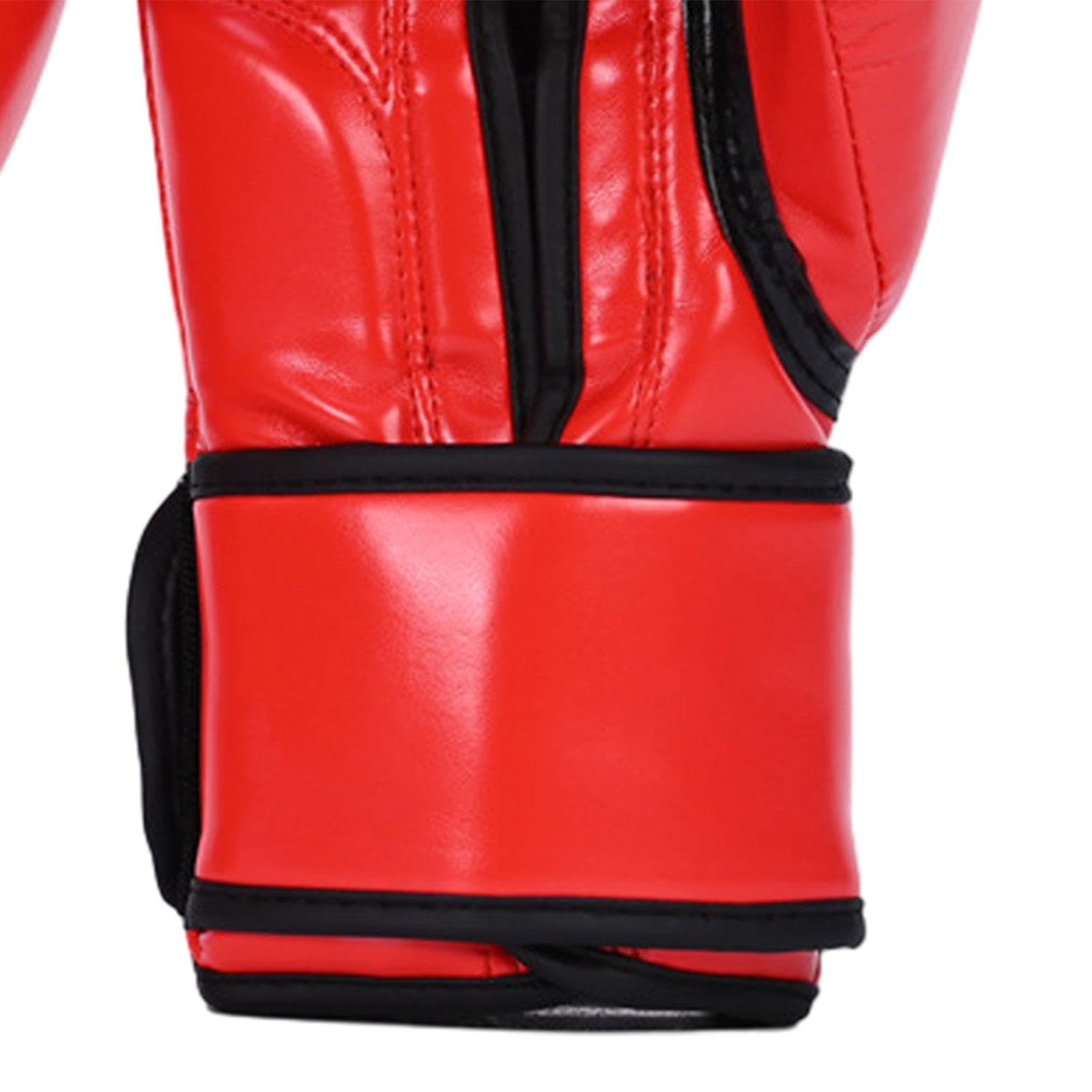 Guantoni da, Attrezzatura per Allenamento Uomo E Donna, Guantoni da, Guantoni da Pugilato per MMA, Sparring, Grappling, Kickboxing, Rosso 10OZ