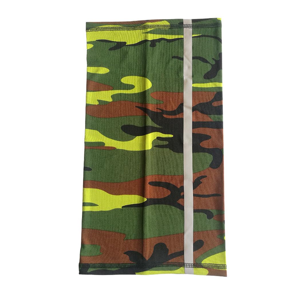 Cache-cou Multifonction Réfléchissant - Taille Unique - Pour Moto, Vélo, Sport - Protection Vent/froid - Couleurs Fluo