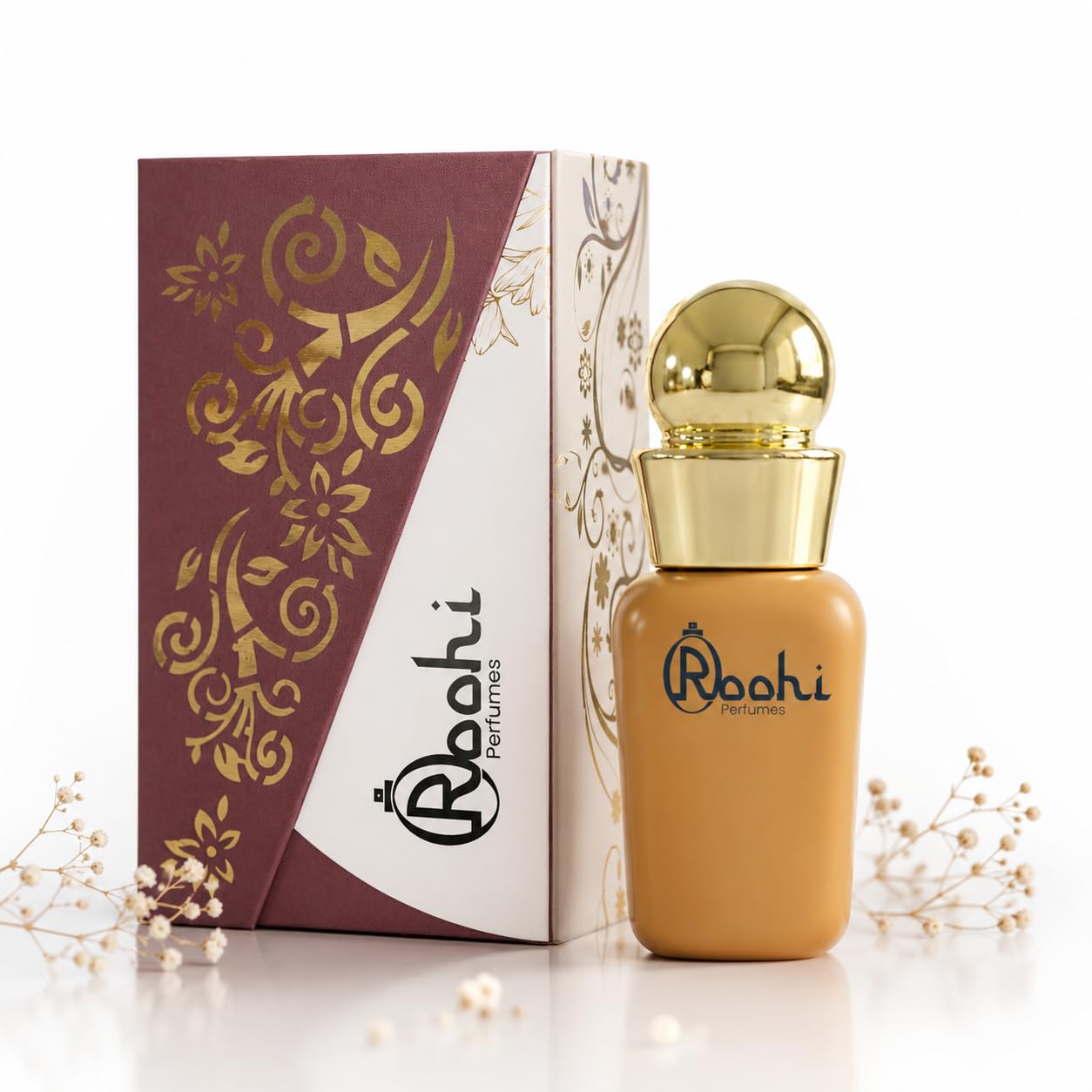 Roohi Mon Paris Premium Arabian Attar Perfume Oil 6ML | Alcohol free attar with Strawberry Jasmine White Musk Notes | Long-Lasting Floral Fruity Perfume Oil for Women