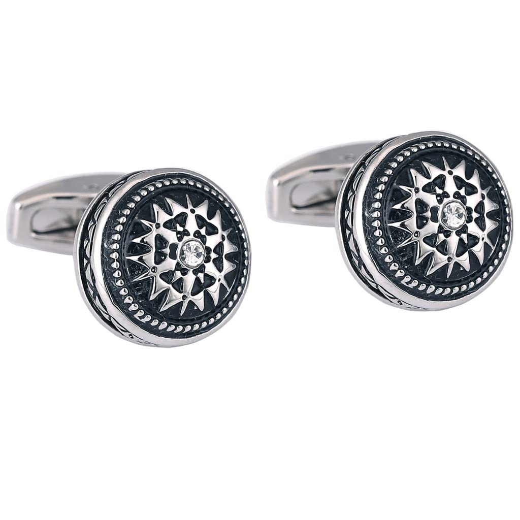 Gemelli da Polso Business Dress Cuff Nail Gemelli da Polso Business da Uomo Bottoni Decorativi