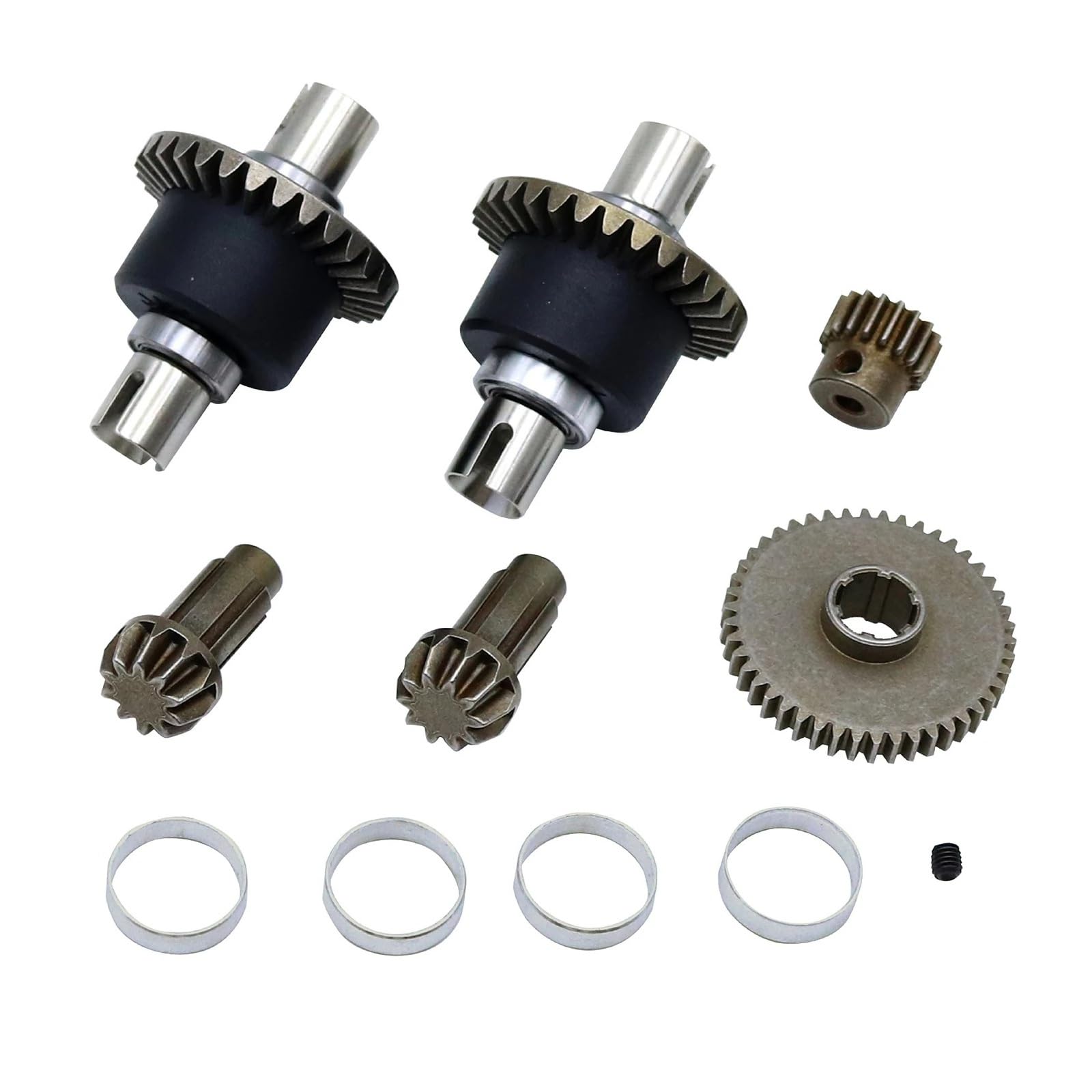 Cardan Arbre Transmission Pour SCY 16101 16102 16103 16201 Pro 1/16 Voiture RC Brushless Pièces Mise À Niveau Différentiel En Métal Ensemble D'engrenages Arbre CVD(Gear set)