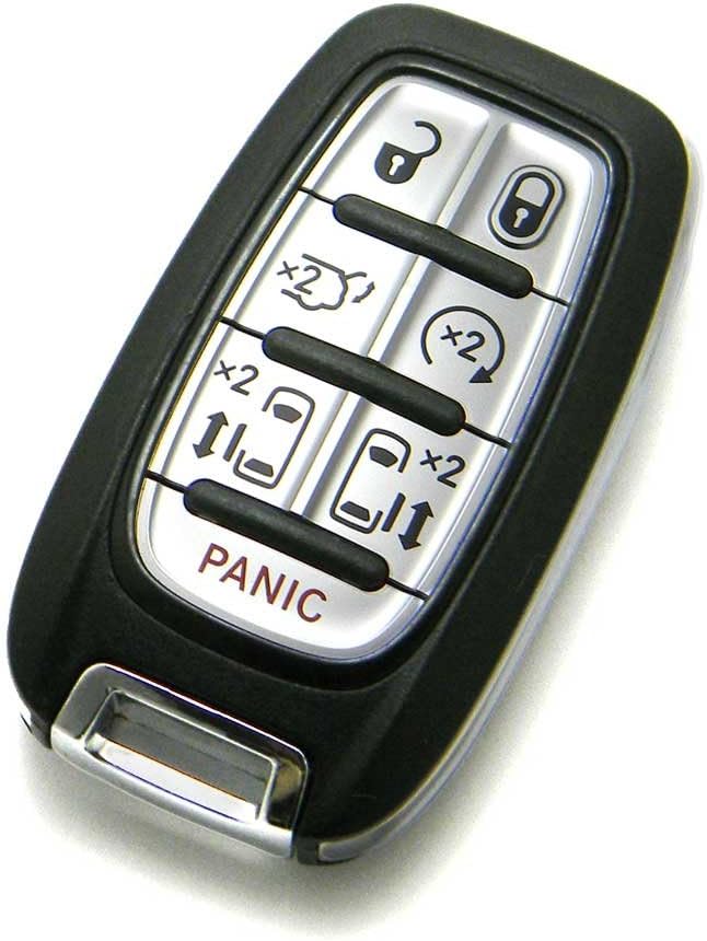 Mopar OEM 7-Button Smart Proximity Key Fob for Chrysler Pacifica & Voyager (2017-2022), Plastic, Compatible with Vans