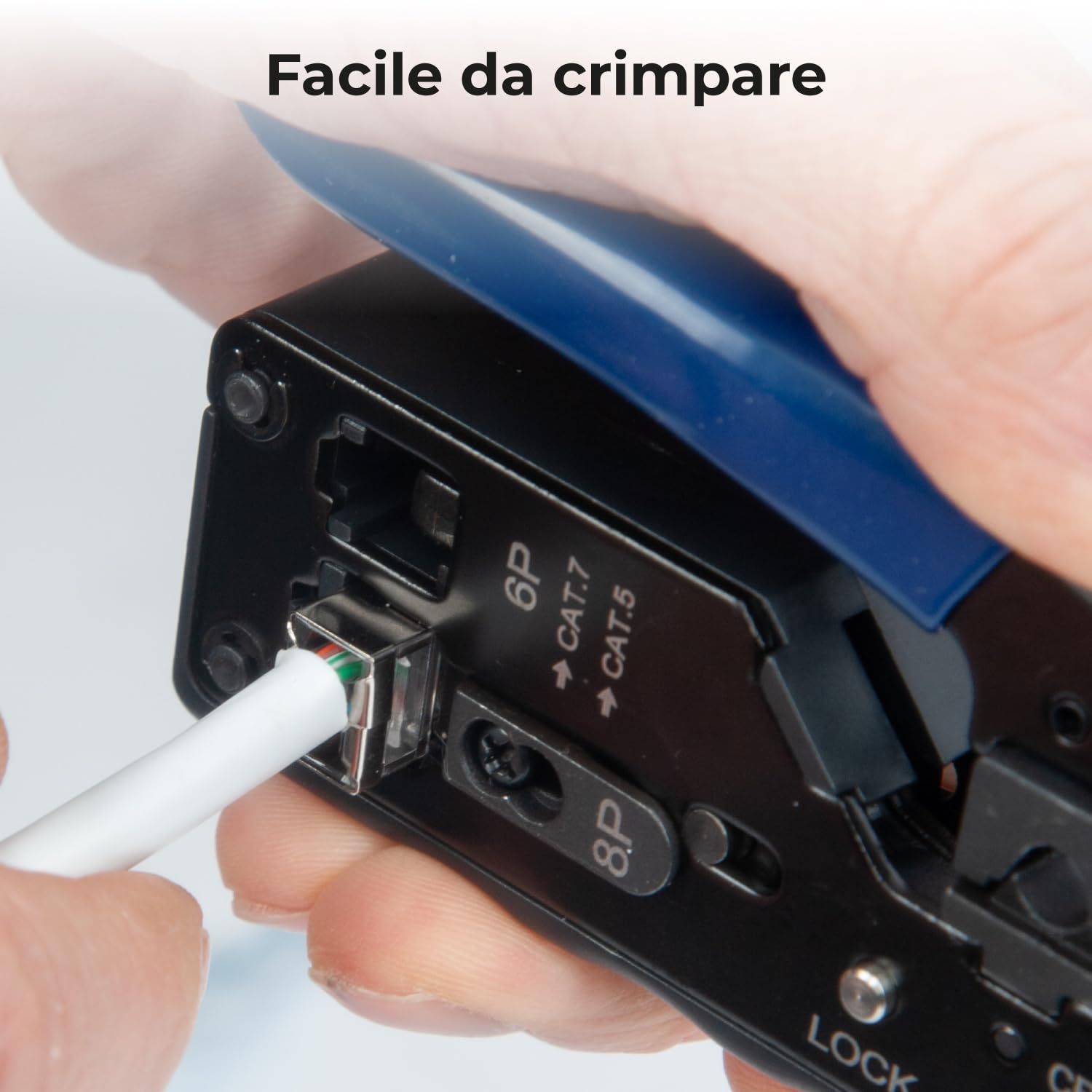 Vultech SN21404 - Conectores Blindados RJ45 FTP (50 Unidades), Color Plateado