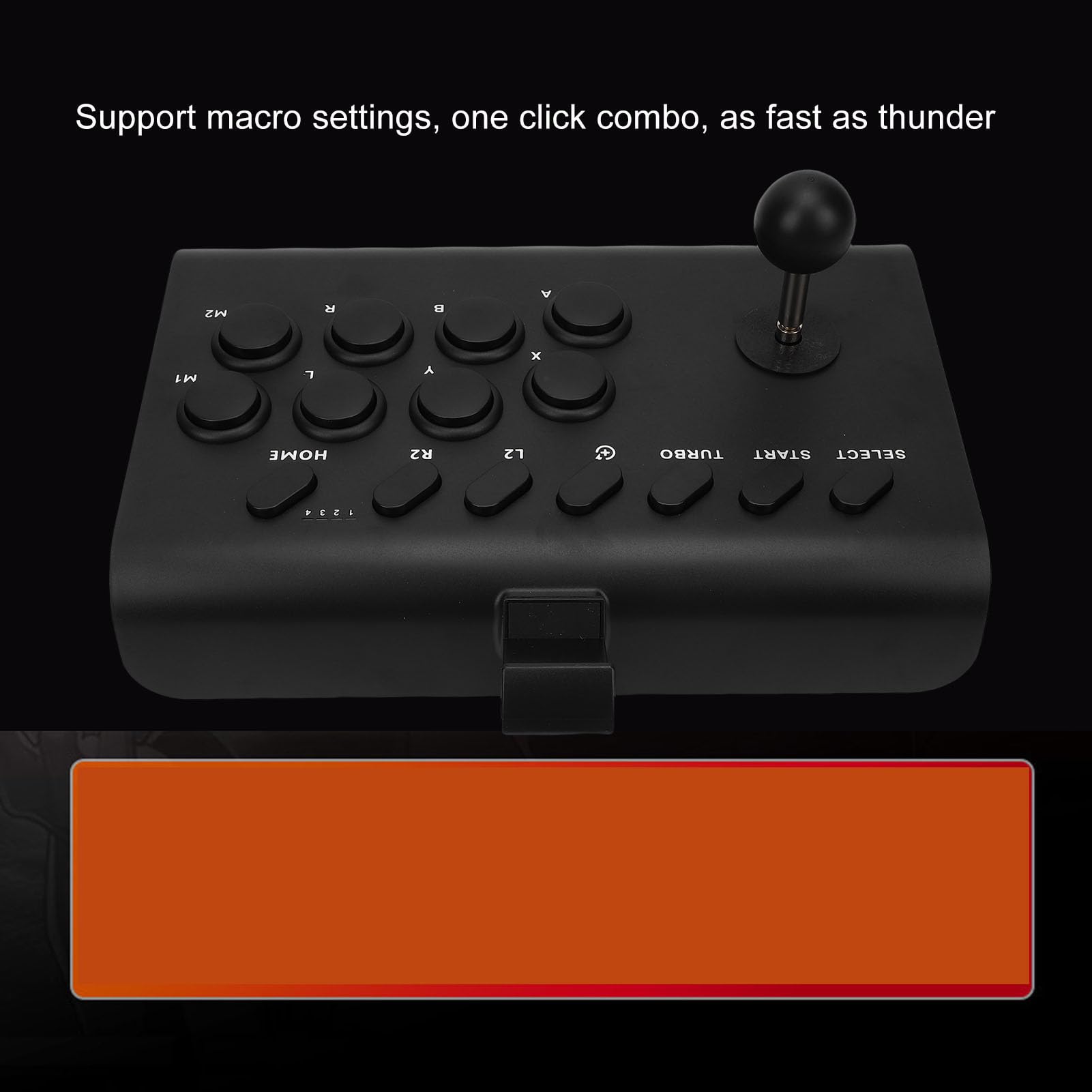 Fabater Console di Gioco Fighting Stick Controller Universale con Joystick retrò per PC IOS PS Telefoni 1 unità