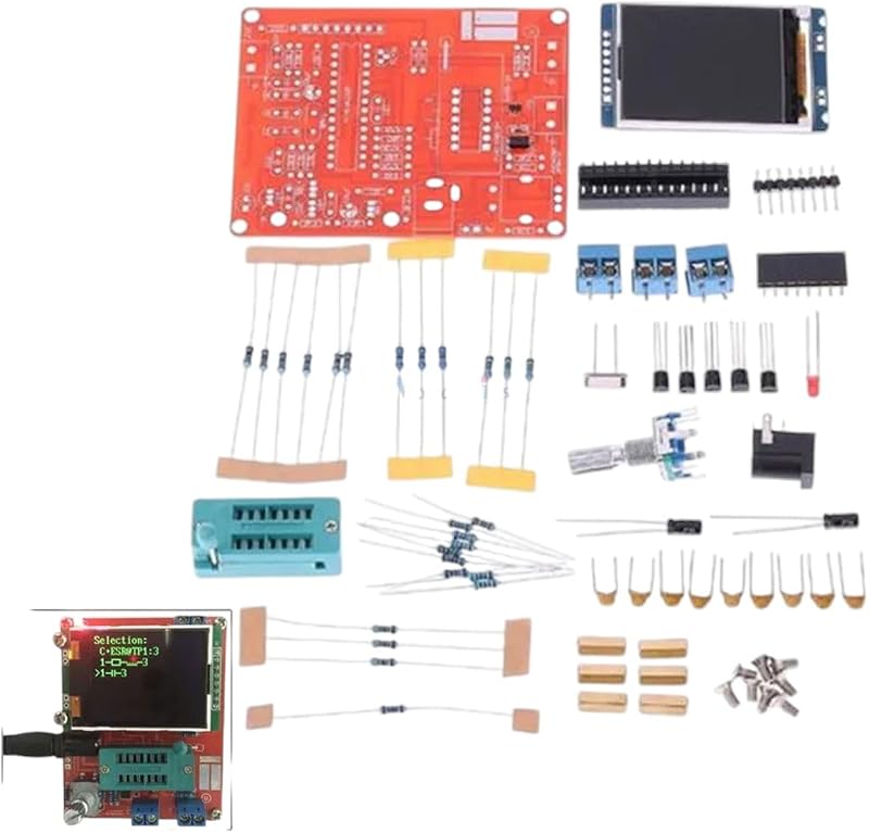 GM328 Mega328 Transistor Tester LCR Meter Square Wave Signal Generator DIY Kit New 2025 for Arrival High Reliable Electronic Component, Precision, Stable Performance
