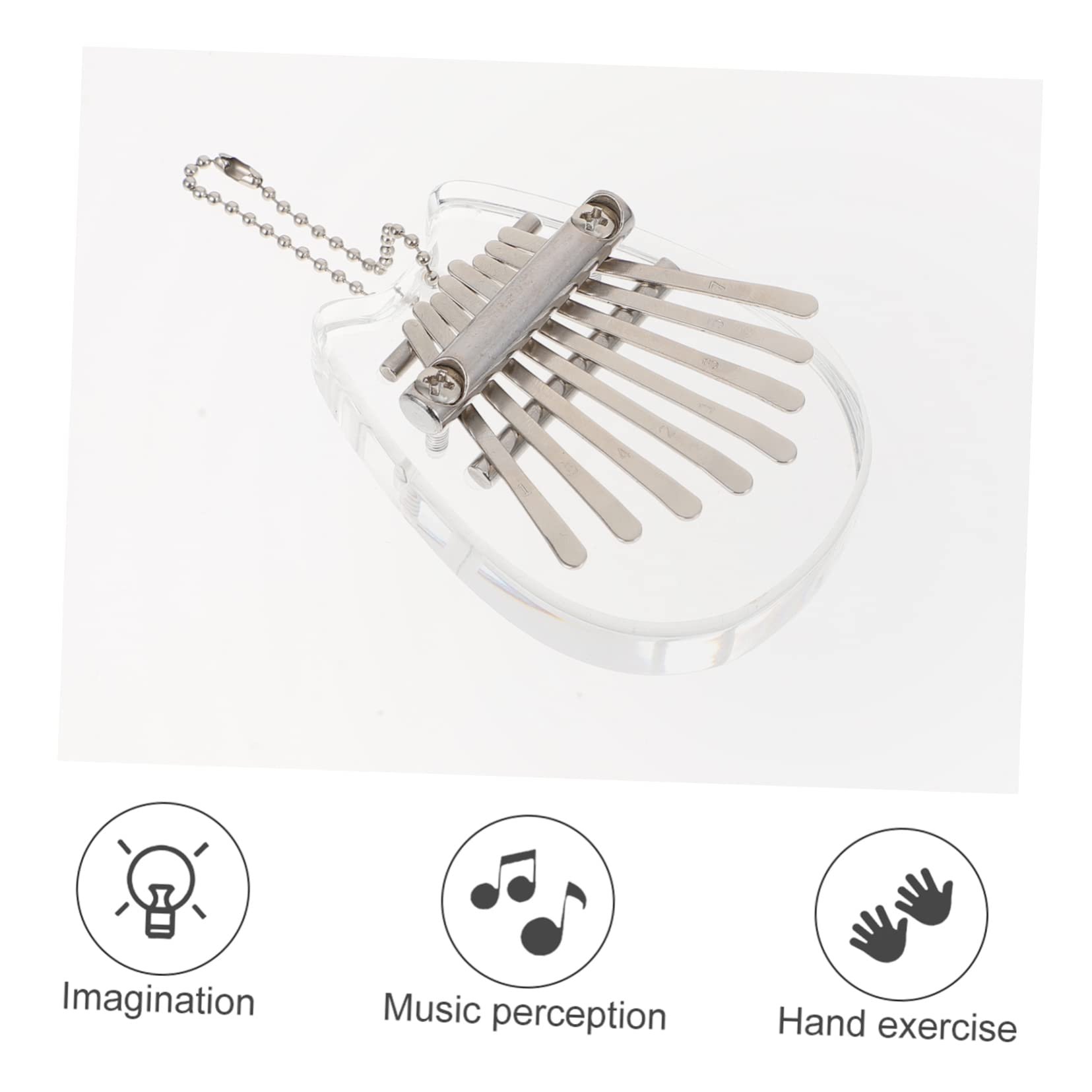 Abaodam 3 Set Kalimba a 8 toni strumento musicale speaker portatile pianoforte a dita mbira pianoforte a pollice portatile strumenti musicali pianoforte a otto tasti calimba portatile