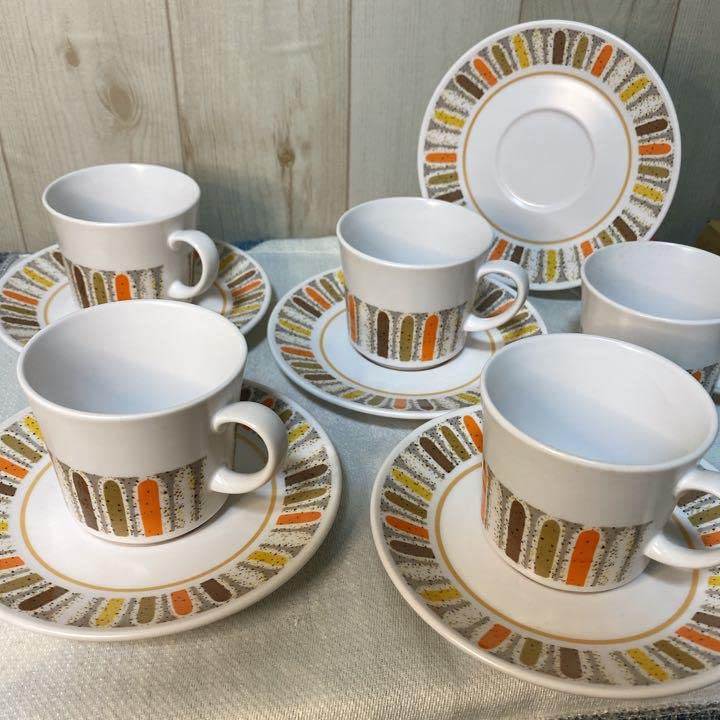 【ヴィンテージ】ノリタケ　プログレッション　マルディグラ　プレート　【9枚】 ヴィンテージ】ノリタケ プログレッション マルディグラ プレート 9枚