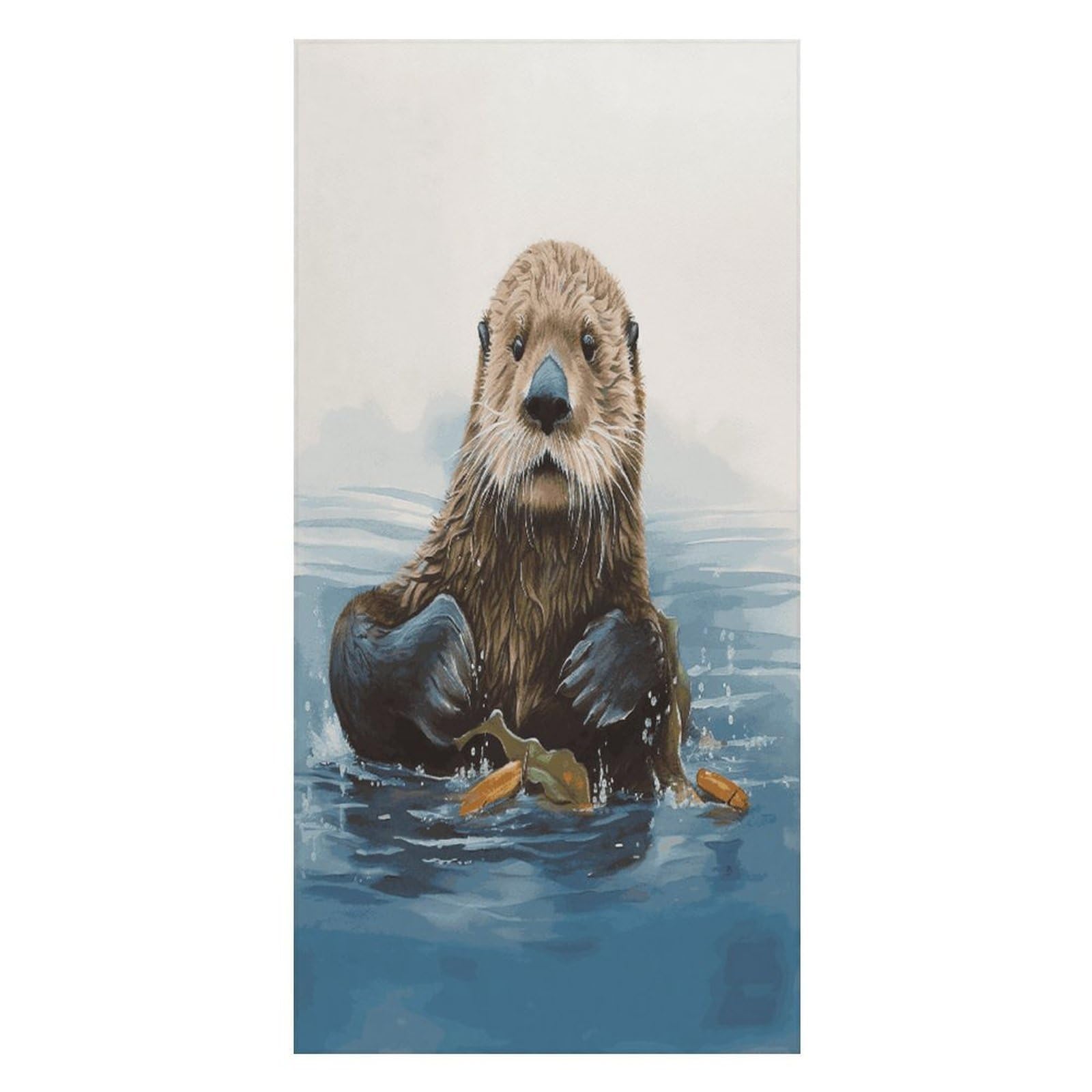FekiLoot Sea Otter Beach Towel Oversized Bath Towel Ultra Soft Pool Towel Cozy Swim Towel Silky Lounge Towel Quick Dry Travel Towel Gentle Absorbent Towel for Adults Women Men