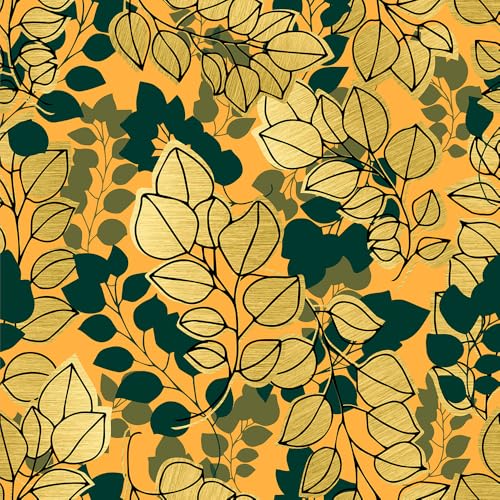 Vinilo decorativo de ventana 15.7x118in Boho amarillo miniatura 7