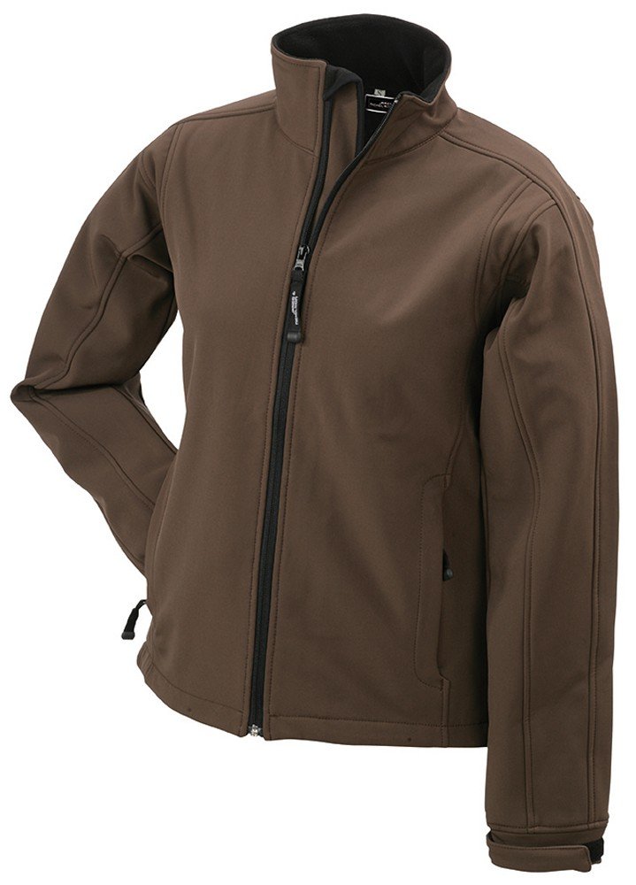 JN137 Ladies' Softshell Jacket Trendige Jacke aus Softshell, Größe:XXL;Farbe:BROWN