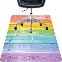 Vista 97 de Teal Hardwood Floor Desk Chair Mat, Painted Wood Board Horizontal Lines Birthdays Easter Holiday Print Backdrop Image, Protects Hardwood Floor Under