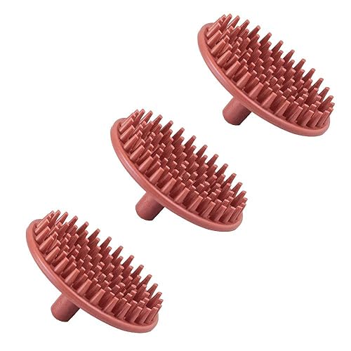 Barber Zone - Paquete de 3 cepillos de champú y vigorizador para cuero cabelludo Campbell's