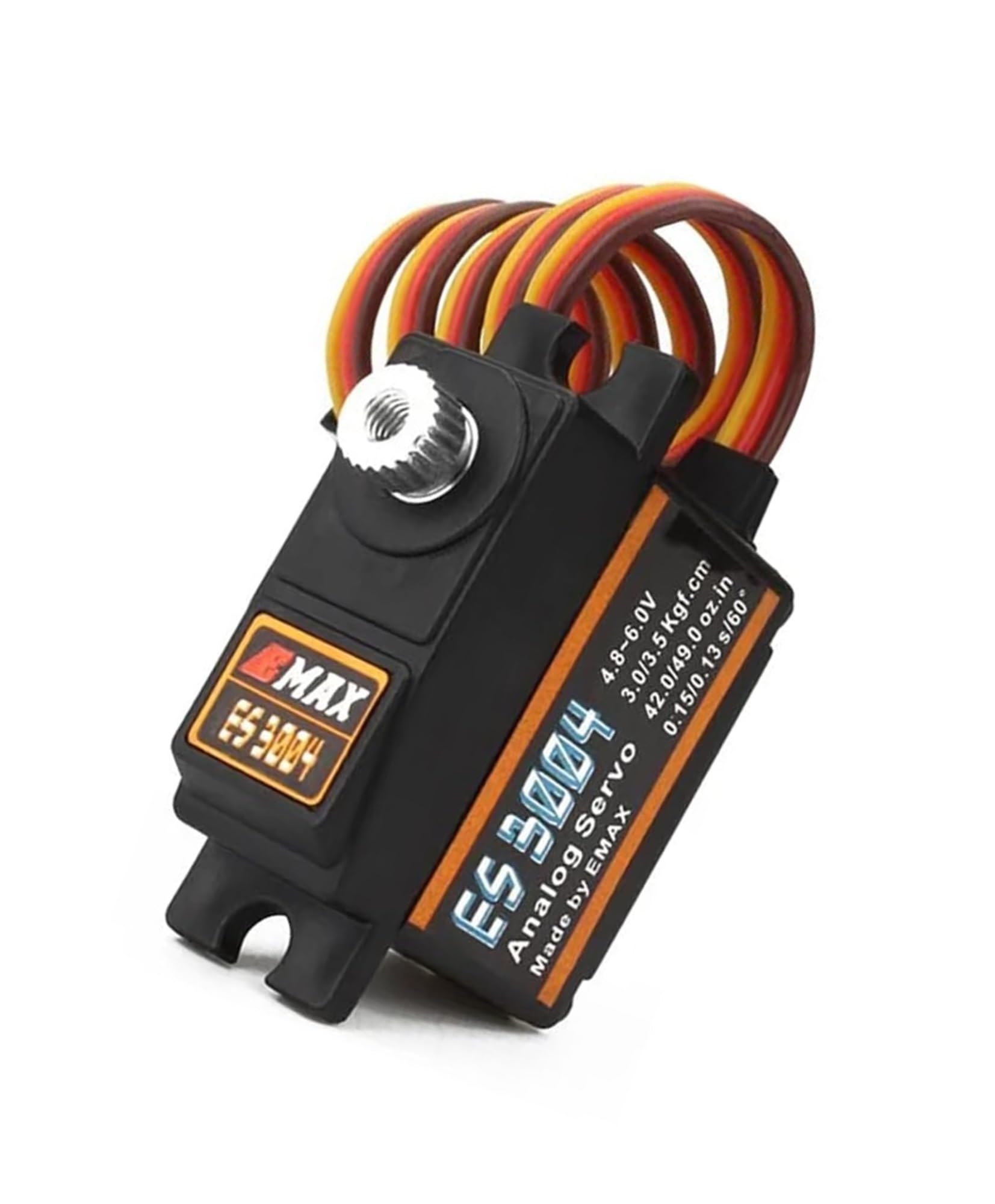Servo étanche 20 g avec engrenages for servo EMAX for voiture, hélicoptère, bateau et avion RC - Pièces et accessoires ES3004 - Servo analogique en métal(ES3004 1PC)