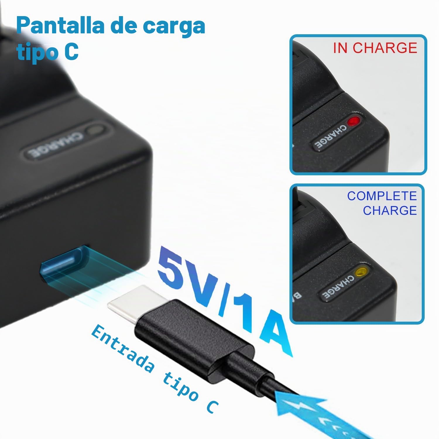DSTE Repuesto Batería y DC15E Viaje Cargador Compatible para Nikon EN-EL9 EN-EL9A D40 D40x D60 D3000 D5000 Digital Cámara