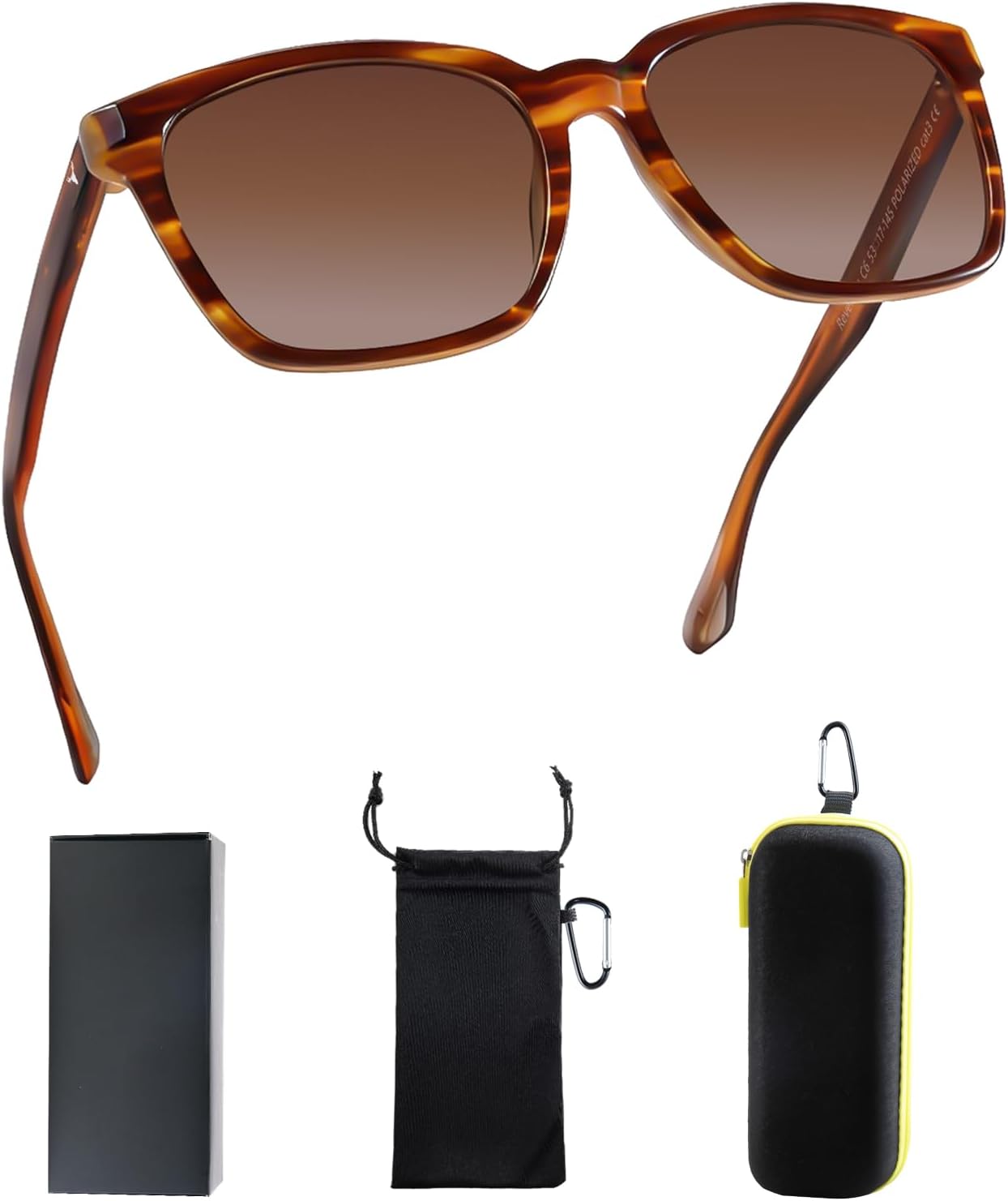 THUNY Polarized Sunglasses Women Men with UV400 Protection, Trendy Gradient Lenses Sun Glasses for Travel Driving