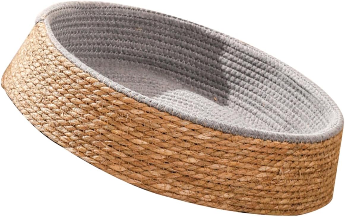 Rattan Pet Nest Dog Pad Cat Kennel Outdoor Bed Small Puppy Bed Modern Style