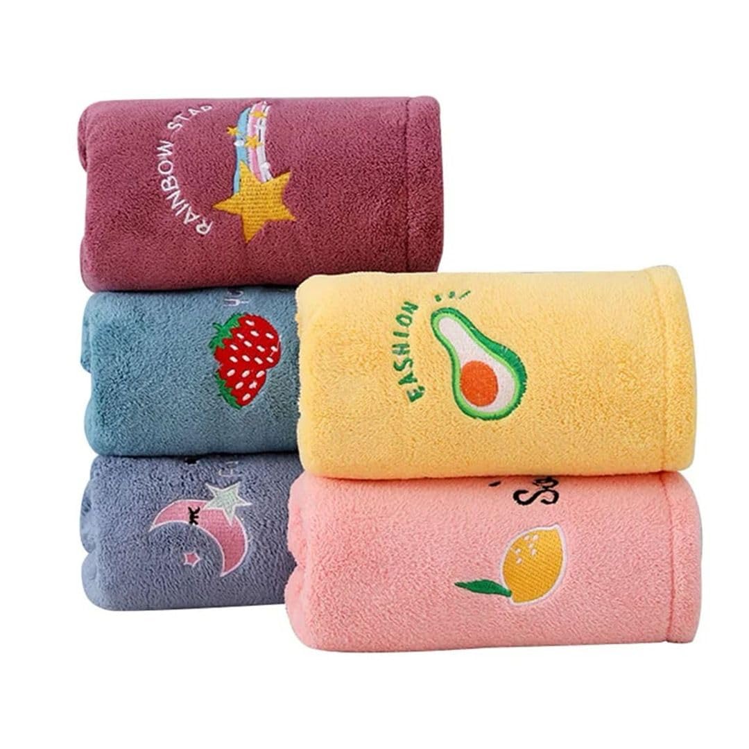 DIVYAM Microfiber Hair Towel Wrap for Women | Quick-Dry Soft Hair Drying Cap with Elastic Loop | Lightweight Magic Head Wrap for Long, Curly & Wet Hair (Multicolor, Set of 2)-image-44