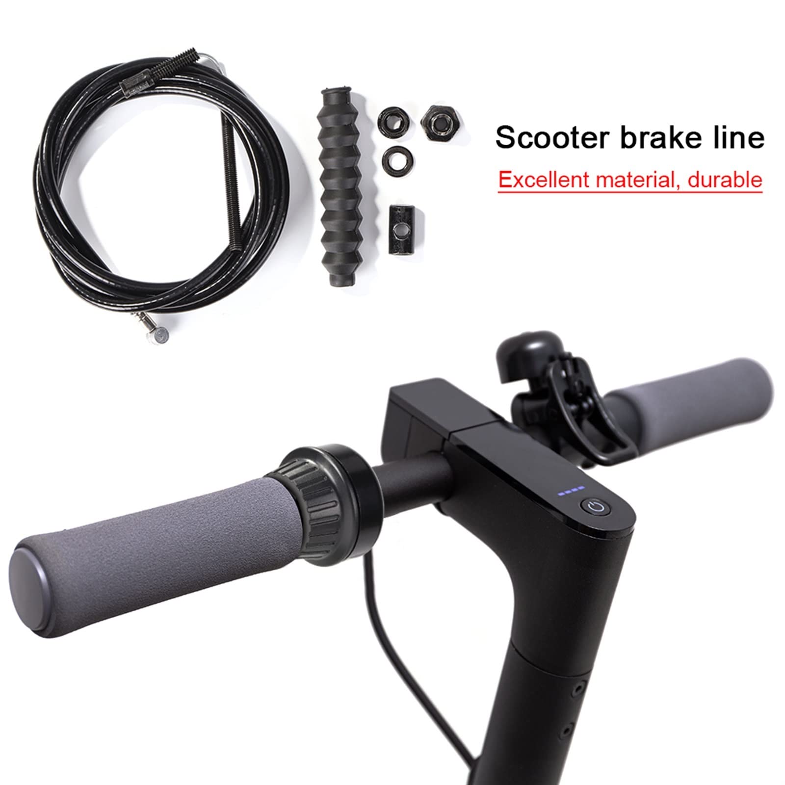 YYDStes Brake Cable Fit for Ninebot MAX G30 G30D KickScooter G30LP Electric Scooter Front Wheel Brake Wise Line Assembly Parts