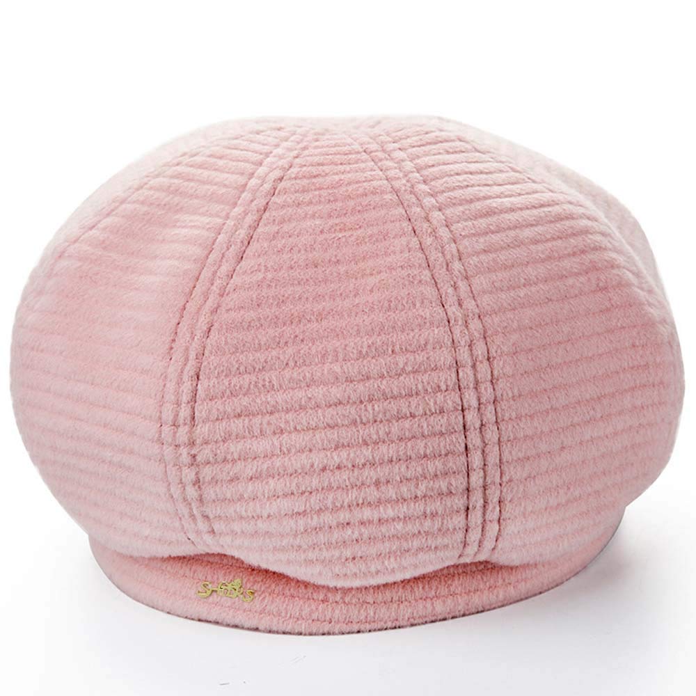 Béret en laine rose JIA JIA isolant et chaud